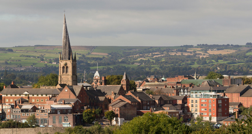 Picture: The Crooked Spire and Chesterfield